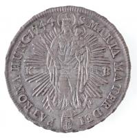 1744K-B Tallér Ag "Mária Terézia" Körmöcbánya (28,75g) T:2 / Hungary 1744K-B Madonnentaler...