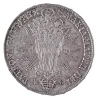 1753K-B Tallér Ag "Mária Terézia" Körmöcbánya (28,10g) T:2 karc / Hungary 1753K-B Madonnen...