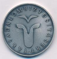 ~2000. "Szent Kristóf / Társadalombiztosításért" ezüstpatinázott fém emlékérem (42mm) T:1