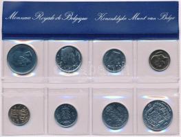 Belgium 1979. 50c-10Fr (4xklf) forgalmi sor francia felirattal + 1979. 50c-10Fr (4xklf) forgalmi sor flamand felirattal fóliatokban T:1 kis patina Belgium 1979. 50 Centimes - 10 Francs (4xdiff) coin set with French legend + 1979. 50 Centimes - 10 Francs (4xdifF) coin set with Flamand legend, in foil packaging C:UNC small patina
