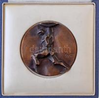 4db klf sportérem, közte Kiss György (1943-2016) DN "Súlyemelő" Br plakett tokban (58mm), ...