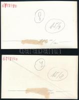 cca 1950-1960 Vegyes labdarúgás tétel, 6 db, közte MTK-Tatabánya tétel, a focisták között több fotón...