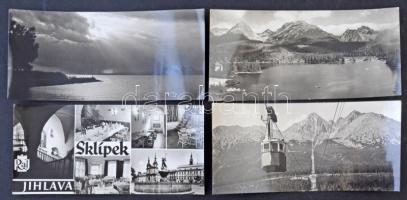 Kb. 800 db MODERN külföldi város képeslap dobozban / Cca. 800 modern European town-view postcards in a box