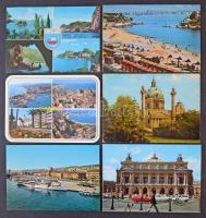 Kb. 800 db MODERN külföldi város képeslap dobozban / Cca. 800 modern European town-view postcards in...