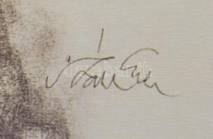 3 db Szász Endre nyomat, papír, foltos 30x30 cm