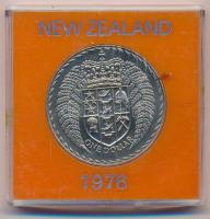 Új-Zéland 1976. 1D Cu-Ni II. Erzsébet műanyag tokban T:1- New Zealand 1976. 1 Dollar Cu-Ni Elizabeth II in plastic case C:AU Krause KM#38.2