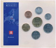 Szlovákia 1994-2003. 10h - 10K (7xklf) forgalmi sor műanyag tokban T:1 Slovakia 1994-2003. 10 Halier...