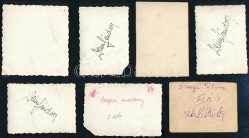 cca 1930-1940 Magyar katonafotók, részben feliratozva, 28 db, 4×6 és 6×9 cm közötti méretekben