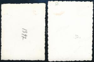 cca 1930-1940 Magyar katonafotók, részben feliratozva, 28 db, 4×6 és 6×9 cm közötti méretekben