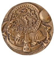 Várhelyi György (1942-) DN "Szarvas Város / Pedagógiai Díj" Br plakett (69mm) T:2