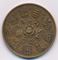 Csúcs Viktória (1934-) 1979. "Magyar Éremgyűjtők Egyesülete 1969-1979" Br emlékérem (42,5m...