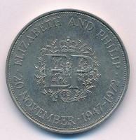 Nagy-Britannia 1972. 25p Cu-Ni "II. Erzsébet / Ezüstlakodalom" T:1-
Great Britain 1972. 2...