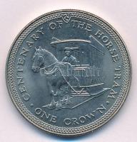 Man-sziget 1976. 1C Cu-Ni "II. Erzsébet / Lóvasút" T:BU fo.
Isle of Man 1976. 1 Crown Cu-...