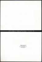 Utassy József költő, műfordító (1941-2010), Erdei Katalin 3 db pecséttel jelzett fotója, 13×18 cm