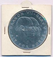 Norvégia 1970. 25K Ag "V. Olaf / A felszabadulás 25. évfordulója" lezárt tokban T:1 Norway 1970. 25 Kroner Ag "Olav V / 25th Anniversary of Liberation" in closed case C:UNC Krause KM#414