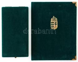 2004. "Honvédelemért Kitüntető Cím II. osztálya" zománcozott ezüstözött kitüntetés mellsza...