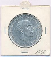 Spanyolország 1966. (68) 100P Ag "Franco" lezárt tokban T:2
Spain 1966 (68) 100 Pesetas A...