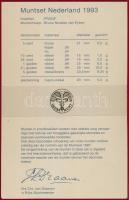 Hollandia 1993. 10c-5G (6xklf) + "Limburg / 'Srijks Munt" zseton díszkiadásban T:PP
...