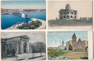 10 db RÉGI külföldi város képeslap / 10 pre-1945 European town-view postcards