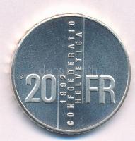 Svájc 1992B 20Fr Ag "Gertrud Kurz" T:1-
Switzerland 1992B 20 Francs Ag "Gertrud Kurz...