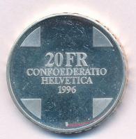 Svájc 1996B 20Fr Ag "A breno-i sárkány" T:PP karc
Switzerland 1996B 20 Francs Ag "My...