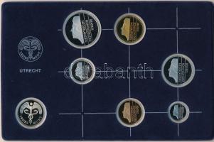 Hollandia 1988. 10c-5G (6xklf) + "Groningen / 'Srijks Munt" zseton díszkiadásban T:PP...