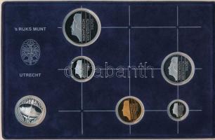 Hollandia 1983. 10c-2 1/2G (5xklf) + "'Srijks Munt" zseton díszkiadásban T:PP kis pat...