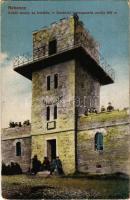 1918 Rohonc, Rechnitz; Kilátó torony az Írottkőn, Dunántól legmagasabb pontja / lookout tower (EK)