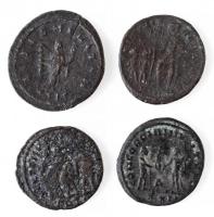 Római Birodalom 4db-os vegyes rézpénz tétel a Kr. u. III-IV századból T:2-,3 patina Roman Empire 4pc...