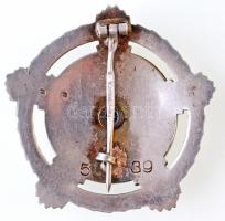 Jugoszlávia 1943. "Testvériség és Egység Rendje ezüst koszorúval (2. fokozat)" jelzett Ag ...