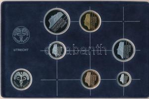 Hollandia 1989. 10c-5G (6xklf) + "Flevoland / 'Srijks Munt" zseton díszkiadásban T:PP...