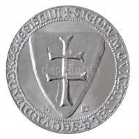 Szabó Géza (1939-) DN "IV. Béla Király Bullája" jelzett Ag emlékérem peremen (34,02g/0.925...