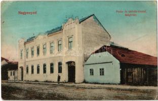 Nagyenyed, Aiud; Posta és távirda hivatal, Salgó ház. Lázár Adolf utóda kiadása 283. / post and telegraph office, villa (EK)