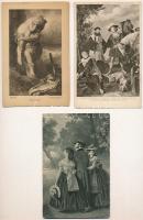 30 db RÉGI használatlan képeslap vegyes minőségbenfőleg magyar és külföldi városok, pár motívum / 30...