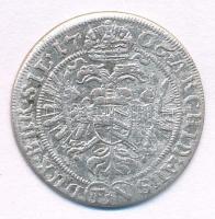 Német Államok / Szilézia 1706FN 3kr Ag "I. József" Boroszló (1,57g) T:2,2-   
German Stat...