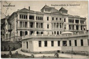 1919 Balatonfüred, Erzsébet szálloda és szanatórium. Kurzweil fényképész kiadása 2147.