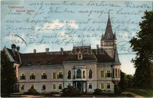 1916 Csáktornya, Cakovec; Zalaújváry kastély. Fischel Fülöp (Strausz Sándor) kiadása / castle