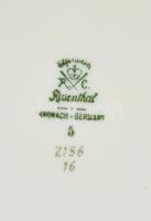 Rosenthal virágmintás porcelán dobozka, matricás, jelzett, kis kopásnyomokkal, 12×11×4 cm