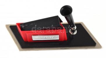 Medicor toll- és papírtartó, fém és műanyag részekből, 18×8 cm