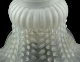 2 db üveg lámpabúra, gyártási hibával, m: 10 cm, d: 13 cm