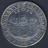 Német Államok/Szászország 1592. Thaler Ag I.Krisztián, I.János György és Ágoston T:3 fny. ph.