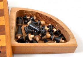 Kis, úti sakk készlet 13x12 cm