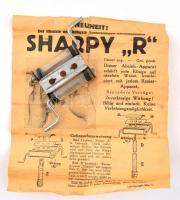 Sharpy R borotvapenge-élező, eredeti dobozában