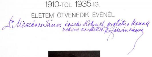 Dr. Fábián Gáspár: Küzdelem és alkotásaim 1910-től 1935-ig, életem ötvenedik événél. DEDIKÁLT! Bp., ...