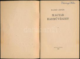 Markó Árpád: Magyar hadművészet 8. szám. Bp., 1940, Stádium. Kiadói papírkötés, jó állapotban