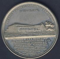 Nagy-Britannia 1851. "Nemzetközi Ipari Kiállítás London-Albert herceg" nagyalakú Zn emlékérem T:2