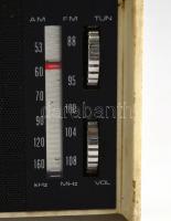 Sharp retró órás, ébresztős rádió, kipróbálatlan, az óra rész javításra szorul, 18x10x5 cm