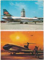 12 db MODERN motívum képeslap: repülők / 12 modern motive postcards: aircrafts