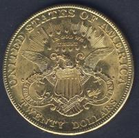 USA 1907. 20$ Au "Liberty" 33,436g T:2 kis ph