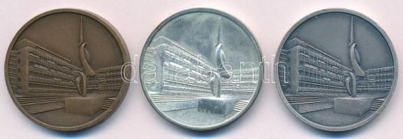 DN "Tatabánya" Br emlékérem (23,56g/0.640/32mm) + "Tatabánya" ezüstpatinázott Br...